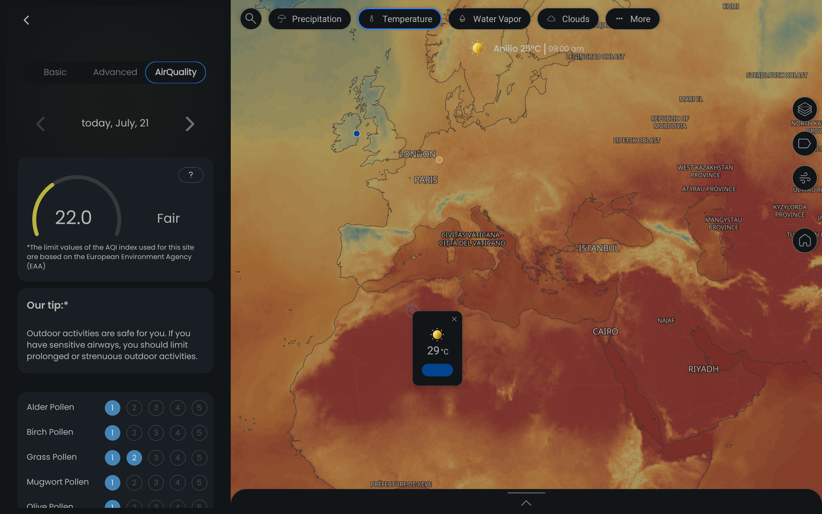 Données sur le changement climatique