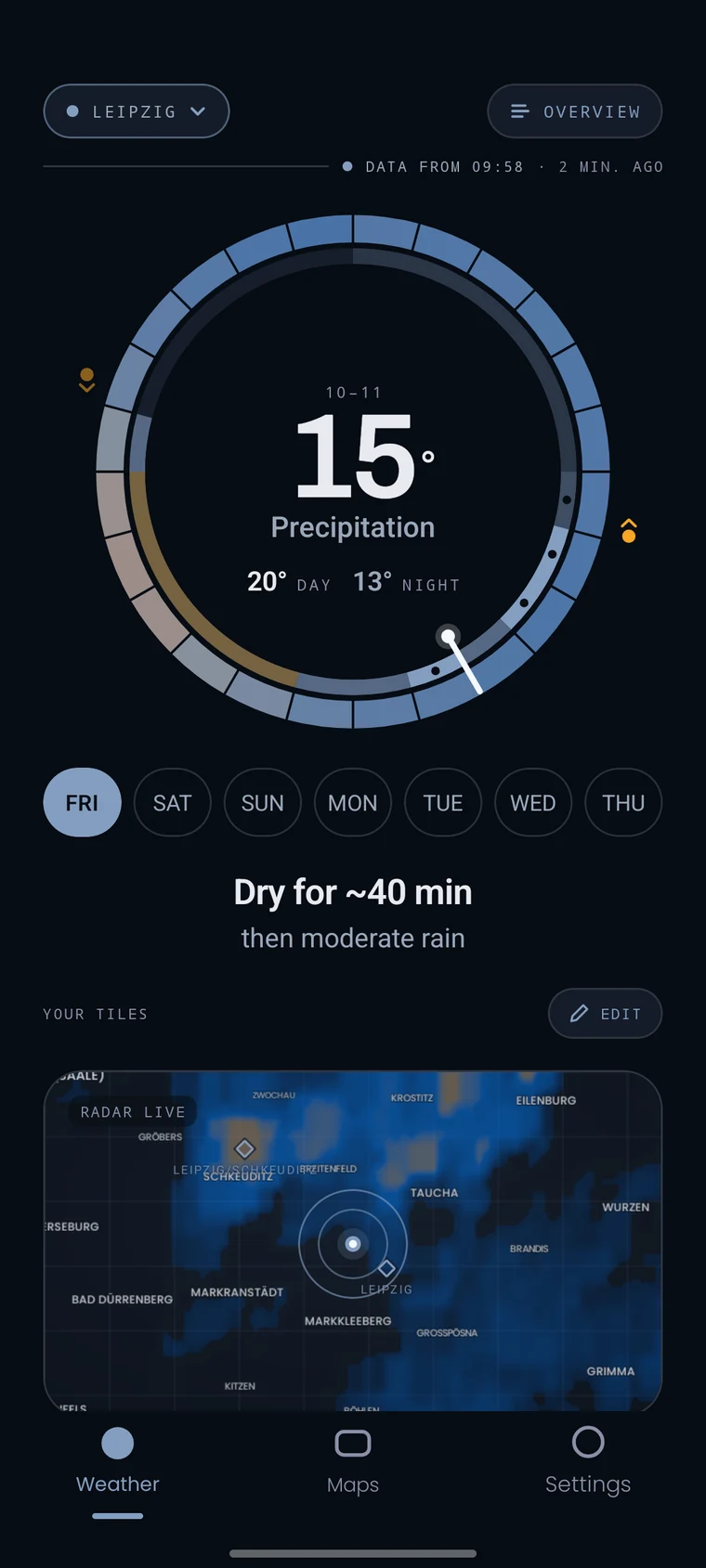 Radar Weather App-Screenshot